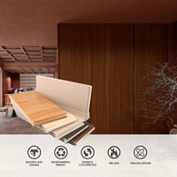 Panneau de cloison en PVC de qualité supérieure pour la vente en gros, installation facile, panneau mural de cloison en PVC pour hôtel, appartement, design moderne