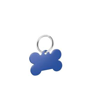 Colgante de Hueso Azul 19x30 mm Etiquetas para Animales - Product Image 1