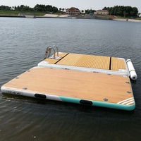 Plateforme de loisirs pour la natation en mer, matériau pour le point de chute et le pvc
