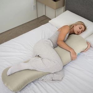 Oblong Throw Pillow Memory Foam Filled Medium Firmness Solid Color <b>For</b> Living Room Bedroom - Product Image 4