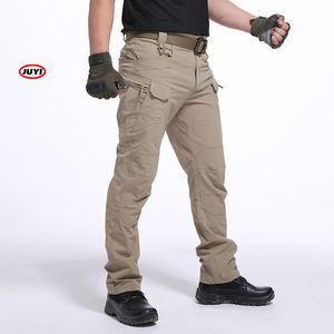 Pantalones tácticos 2024, pantalones Cargo impermeables para entrenamiento con múltiples bolsillos de talla grande para hombre - Product Image 4