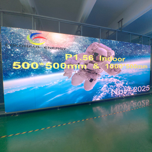 Indoor P1.56 Squaremeter LED <b>Display</b> Screen 500 X 500mm Videotron Hard Connection Video <b>Wall</b> P1.56 LED <b>Display</b> Screen P1.56 P1.5 - Product Image 2