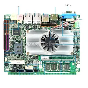 DC 12V 산업용 마더 보드 BGA1168 태블릿 마더 보드 코어 4th Haswell-U Soc i3/i5/i7 프로세서