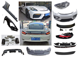 Kit Carrozzeria <span class=keywords><strong>Auto</strong></span>, Paraurti Anteriore e Posteriore con Fari per <span class=keywords><strong>Porsche</strong></span> Cayman 981, Aggiornamento Kit Carrozzeria <span class=keywords><strong>718</strong></span> - Product Image 5