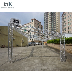 ระบบโครงหลังคาเวทีแบบสปิกอตพร้อมไฟแสดงผล LED กลางแจ้งแบบกำหนดเองได้ โครงสร้างอะลูมิเนียมสำหรับจัดแสดงงาน - Product Image 2