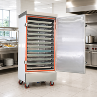 Armoire de cuisson vapeur industrielle robuste au gaz pour cuisines commerciales, idéale pour la cuisson à la vapeur des pains, des buns et des fruits de mer