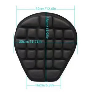 Coussin de siège gonflable en TPU ODM - Aucune pompe requise, pression d'air réglable, soulagement de la pression, portable et pliable pour chaise de bureau et fauteuil roulant - Product Image 4