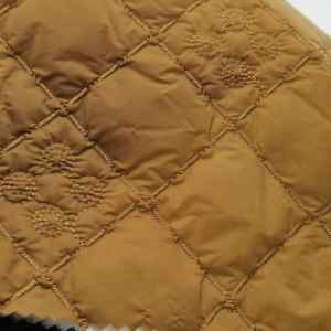 Tela de Forro MQ 100% Nailon Personalizada 380T con Bordado, <span class=keywords><strong>Acolchado</strong></span> y Patrón Tridimensional para Chaquetas de Plumón para Niñas - Product Image 1