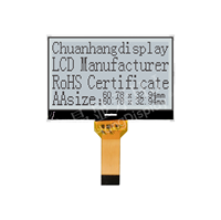 Écran LCD COG ChuanHangDisplay CH12864-8-3-L de 2,8 pouces, 66,0x37,65 mm, puce IC ST7567, affichage LCD 128x64 parallèle/série