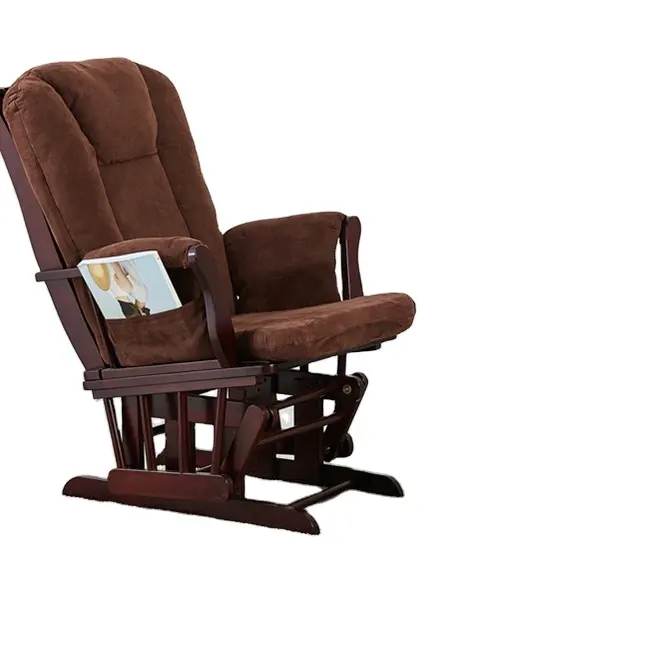 2020 Hot sale and Comfortable Recliner Rocking Chair with Padded cushions and foot stool