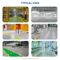 ANGUANG AG 30 Résine époxy à durcissement rapide Revêtement antidérapant Résistant à l'abrasion Liquide pour usage industriel/commercial/résidentiel