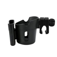 Porte-gobelet DURAPOWER noir réglable pour fauteuil roulant, poussette, équipement de fitness