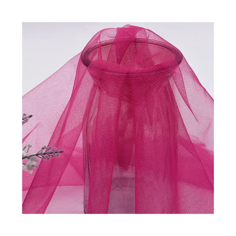 ruffle hard tulle fabric eco friendly baby tulle mesh fabric for children dress