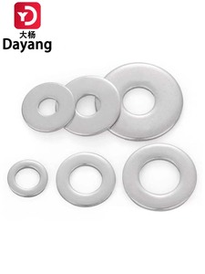 Tự sản xuất chất lượng cao bằng thép không gỉ phẳng máy giặt rộng phạm vi của các kích cỡ với đồng bằng kết thúc Wedge phong cách - Product Image 2