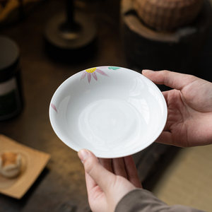 Guanlan Ceramic Teapot Stand Round Dry Brewing Tray Durable <b>Tea</b> Table Holder Home <b>Tea</b> <b>Set</b> Accessory - Product Image 1