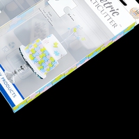Boîte d'emballage en blister transparent en PET pour l'affichage en magasin de découpeuses à biscuits