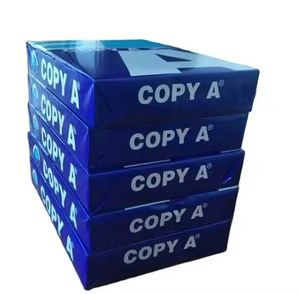 กระดาษสำเนา A4สีขาวขนาดตัวอักษร80gsm 102-104% สว่างรีมอุปทานจำนวนมาก A4กระดาษสำเนา5รีมต่อกล่อง - Product Image 1