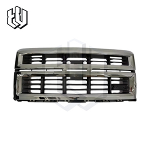 Nouvelle calandre de pare-chocs avant 23259621 pour <span class=keywords><strong>Chevrolet</strong></span> <span class=keywords><strong>Silverado</strong></span> 1500 <span class=keywords><strong>2014</strong></span> 2015 <span class=keywords><strong>Z71</strong></span> Plus Package, cadre chromé ABS, maille noire, vente en gros - Product Image 4