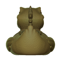 Figuras de Acción Personalizadas de Cocodrilos de Goma, Juguetes de Baño con Logotipo de Cocodrilo, Animales Impresos al por Mayor, Juguetes de Cocodrilos 3D