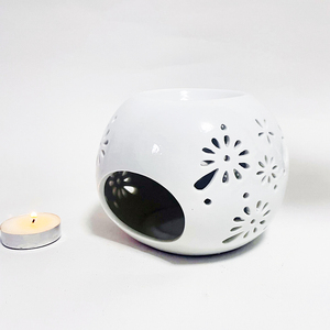 Brûleur d'encens en céramique de fissure de glace bleue Offre Spéciale et diffuseur d'aromathérapie pour le censure aromatique décoratif - Product Image 4