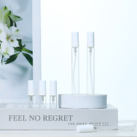 3ml 10ml Mini vaporisateur de parfum en verre à sertir transparent pour petit échantillon d'atomiseur de parfum
