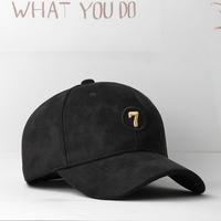Casquette de baseball personnalisée en daim avec logo brodé – Casquette souple de qualité supérieure pour homme – Vente en gros pour événements d'entreprise et image de marque
