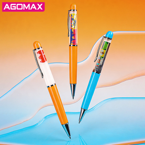 Fashion Metal Clip ABS <b>Acrylic</b> <b>Liquid</b> Floating Pen for More Creative Options - Product Image 6