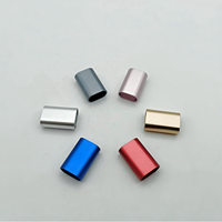 Câbles de données avec logo personnalisé Tête mâle Type C Micro USB Lightning Coque en alliage d'aluminium Connecteur USB unique multicolore