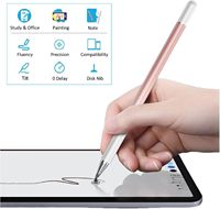 Pena Stylus Samsung Galaxy Tab, pensil Styli kapasitif presisi tinggi sensitivitas tinggi untuk Apple IPad/mikrofon perangkat sentuh
