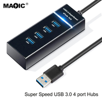 Nouveau Hub USB 3.0 Plug and Play, USB3.0 vers USB3.0, 3*USB2.0, Adaptateur Type A, jusqu'à 5 Gbps, Hub de Données Portable pour PC, Ordinateur Portable Windows