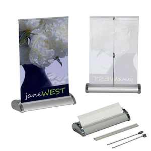 المحمولة المدمجة ورائعة مصغرة لفة الوقوف سعر الجملة معدات الإعلان شاشات الطاولة - Product Image 1