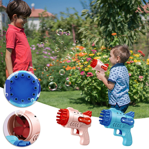 Pistola de Burbujas Barata, Máquina de Burbujas de Jabón, Juguete Portátil para Niños, para Fiestas al Aire Libre, con Luz LED, Regalos para Niños - Product Image 6