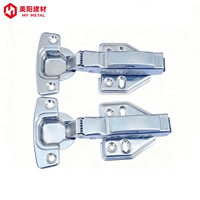 Charnières de meubles de cuisine sur mesure en acier inoxydable, charnières hydrauliques pour armoires, charnières durables à fermeture douce et silencieuse