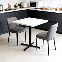 Base de table en fonte d'aluminium de qualité professionnelle, logo personnalisé, OEM ODM, qualité stable, base de table de restaurant, bistrot