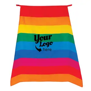 Fantasy Cape Kleid Party Regenbogen Kostüm für Erwachsene Flying Pride Rainbow Cape Party CLOAK