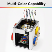 Imprimante 3D Snapmaker U1 A1 à quatre extrudeurs, haute vitesse, grand format, auto-nivelante, multi-couleurs, FDM, avec connectivité USB