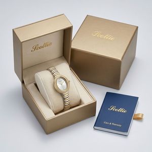 <span class=keywords><strong>Montre</strong></span> élégante pour femmes, vintage, petit cadran ovale, bicolore, plaqué or et argent, mouvement japonais, tendance, élégante, quartz - Product Image 4