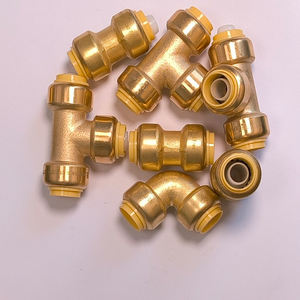 Acoplamiento Rápido de Latón de 1/4, 1/2, 3/4, 3/8 y 1 Pulgada, Conexión Rápida Tipo Mordida de Tiburón, Accesorios de Tubería PEX de Empuje - Product Image 6