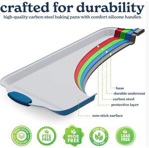 GreenLife-moule à muffins antiadhésif en céramique, ustensiles de cuisson pour cupcakes/muffins de 12 tasses - Product Image 3