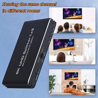 TV-link 8K pour Splitter 2.1 1x3 avec HDCP2.3 pour Double Moniteur Ordinateurs Portables PC Téléviseurs Lecteurs DVD PS5/PS4/