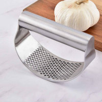 Prensa de Ajo Manual Premium de Acero Inoxidable de Alta Resistencia con Mango Ergonómico, Utensilio de Cocina Ecológico