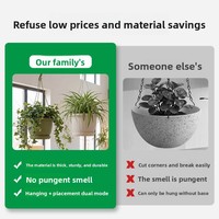Pot Anggrek Plastik Chelsea Chia Pot Cross-border, Desain Minimalis Eropa, Kokoh dan Tahan Lama, Cocok untuk Balkon dan Dalam Ruangan