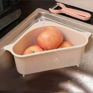 Sucker Type Kitchen Storage Drain <b>Basket</b> Multifunctional Waste Rack <b>Sink</b> Plastic - Product Image 6