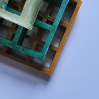 Grille en PRV moulée sur mesure, couleur personnalisée, antidérapante, transparente, en fibre de verre, pour plateforme, passerelle, tranchée