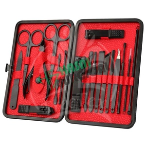 Kit manucure pédicure 14 en 1 avec étui en acier inoxydable chirurgical Meilleure vente de qualité supérieure réutilisable/à usage unique - Product Image 5