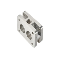 Support de montage moteur en aluminium usiné CNC sur mesure, bloc de soupape, alliage 6061 anodisé, pièces de rechange pour l'automatisation
