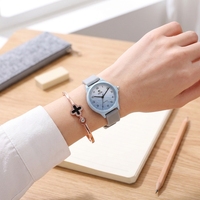 Montre à quartz analogique pour enfants, cadran rond, bracelet en silicone, montre-bracelet pour étudiants