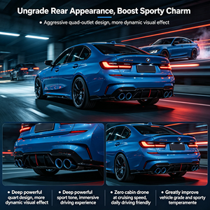Tuyau de descente à haut débit avec catalyseur pour <span class=keywords><strong>BMW</strong></span> Série 3 G20 G28 330i 325i 2.0T B48 SS304 – Amélioration des performances d'échappement sport - Product Image 3
