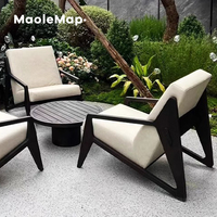 Meubles de balcon chaise de terrasse extérieure piscine rustique canapé moderne hôtel arrière-cour jardin en aluminium chaise monobloc nordique