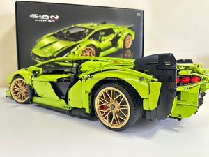 Lamborghini Sian: Sets de bloques de construcción compatibles con Lego, serie de juguetes de cubo de la serie popular al por mayor, regalo Technic - Product Image 5